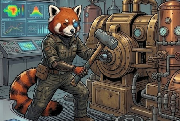 Red Panda Mechanic